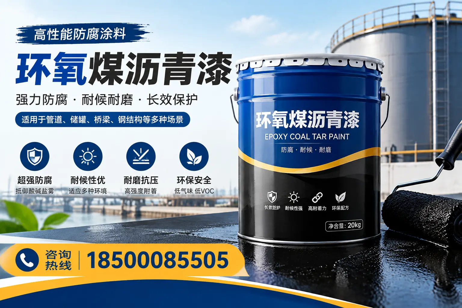 环氧煤沥青漆的施工步骤详解,湘西装修必备知识